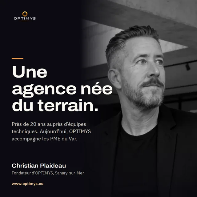 Visuel carré : Christian Plaideau, fondateur d’OPTIMYS